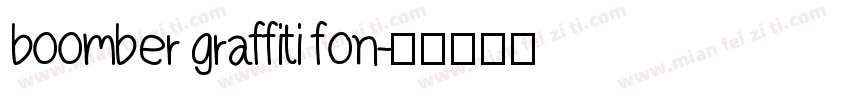 boomber graffiti fon字体转换